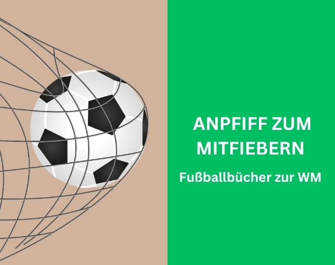 Ein Fußball ist ins Tornetz geflogen